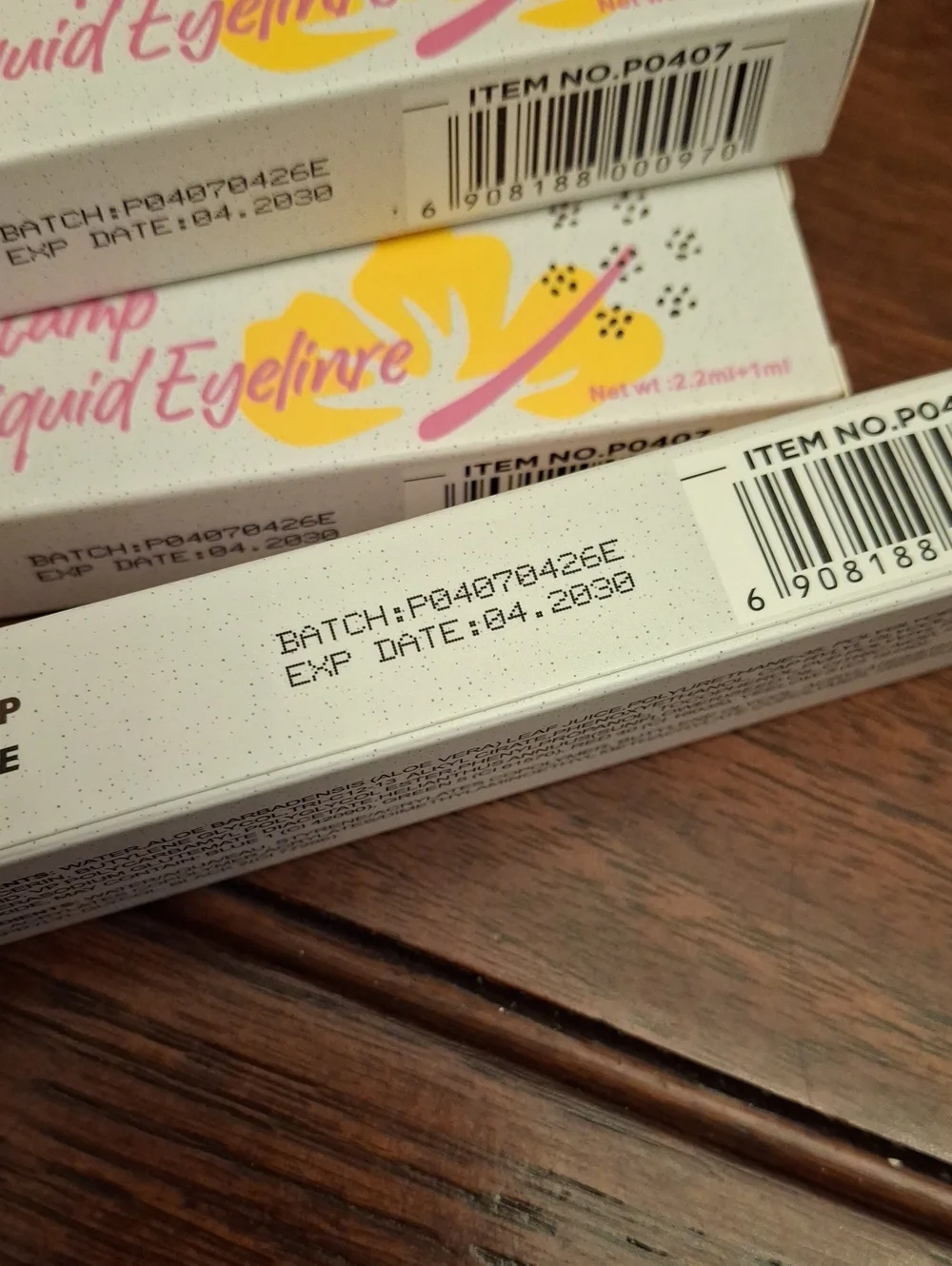 Pagevine #2 Freckles Stamp & Liquid Eyeliner - 3.2ml (2.2ml/1ml) New